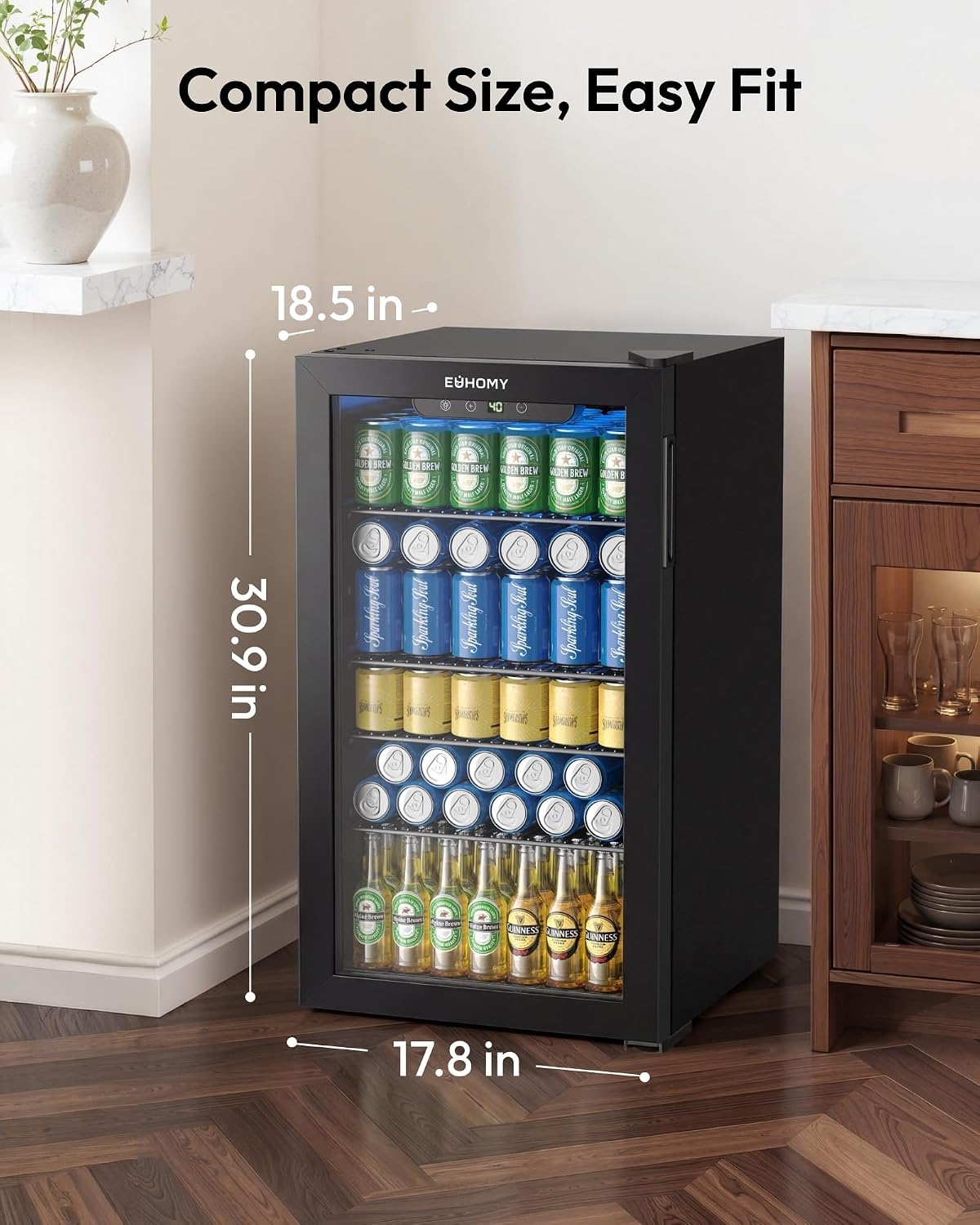 Mini Fridge 130 Can Beverage C - огляд і ціна Wine Beer Mini Fridge