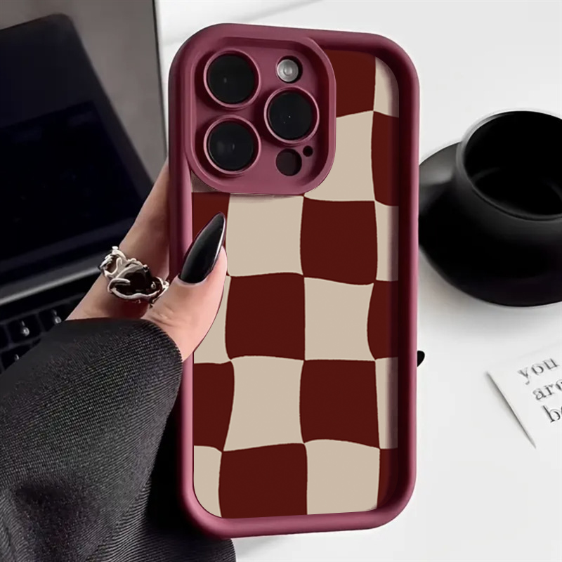 Wine Red Deform Grid Pattern P - огляд і ціна Wine & Beer Shop