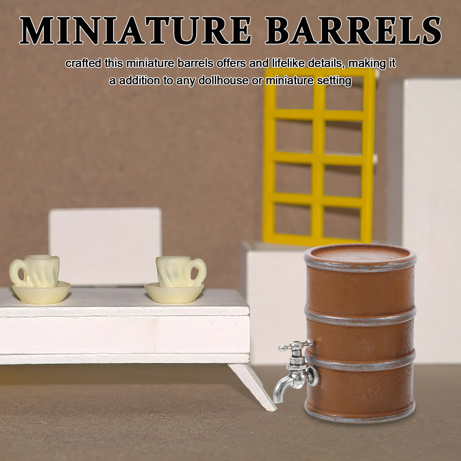 2Pcs Mini Wooden Wine Barrels  - огляд і ціна Wine Y Beer