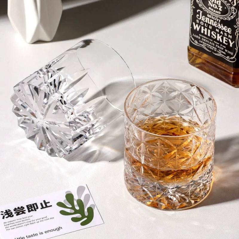 Handmade Whiskey Glass Edo Cut - огляд і ціна Wine Beer Spirit