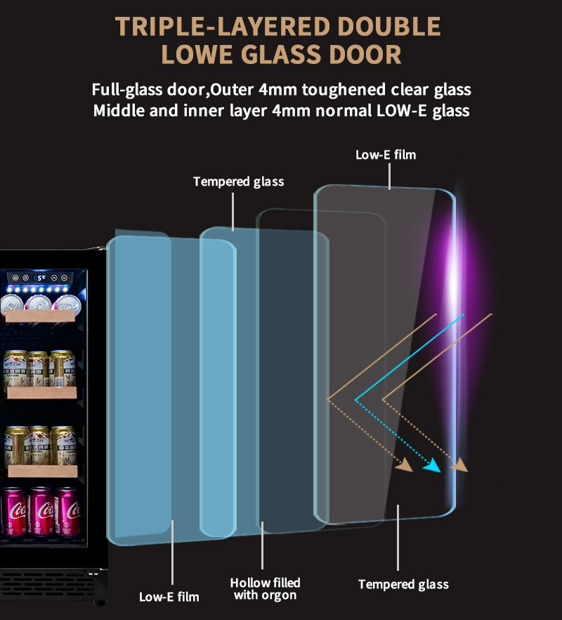Double Door Undercounter Wine  - огляд і ціна Wine And Beer Undercounter Fridge