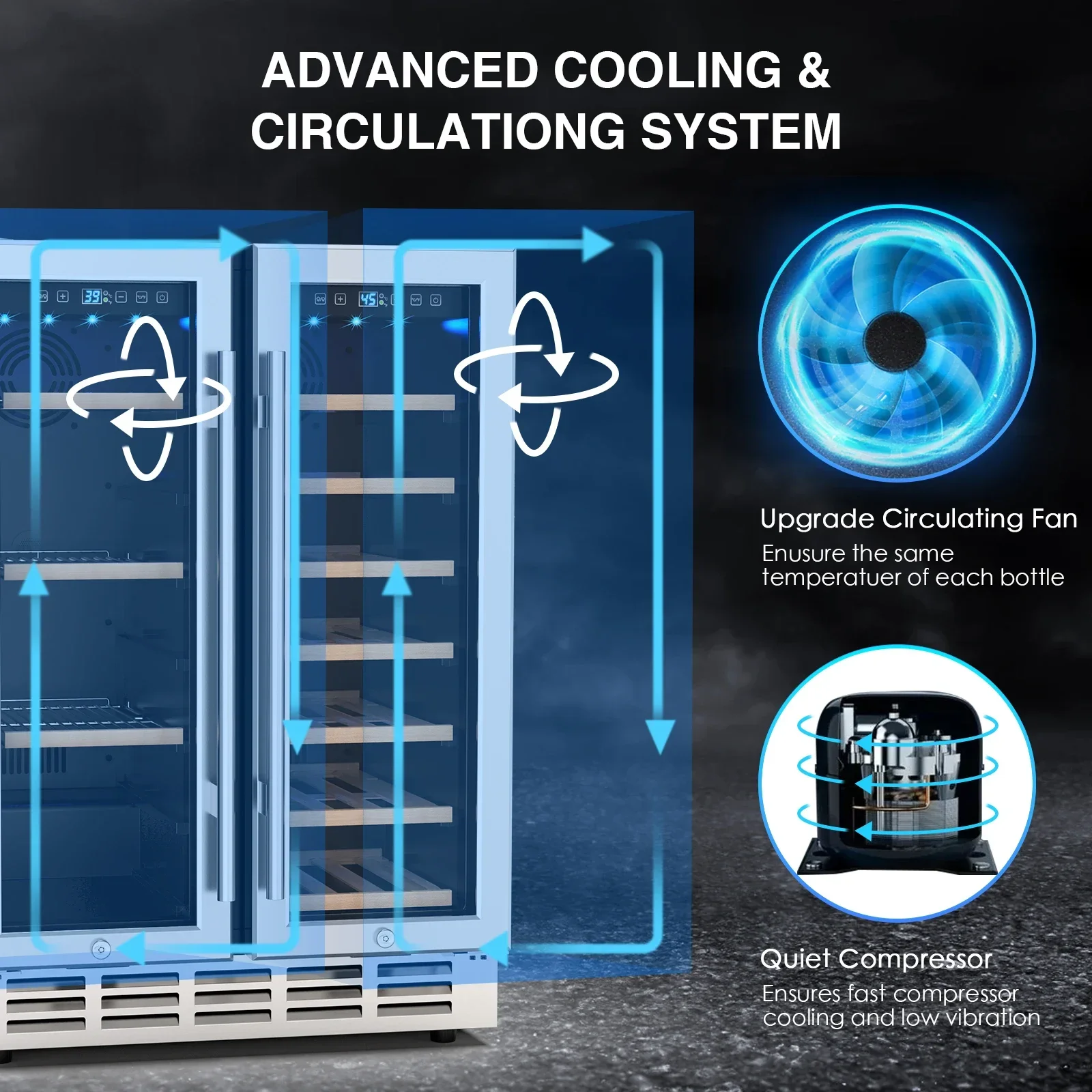 Wine and Beverage Refrigerator - огляд і ціна Wine And Beer Undercounter Fridge
