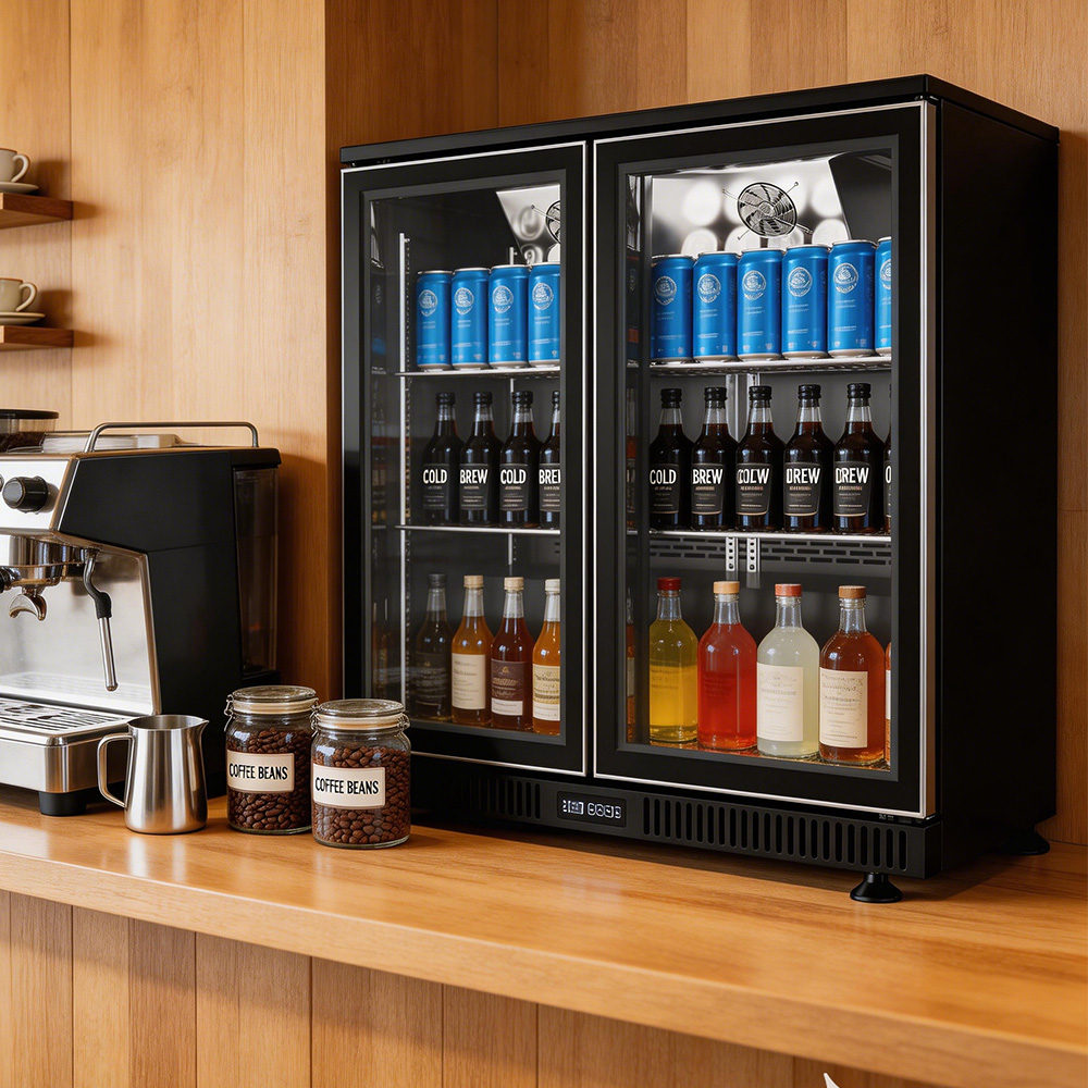 CE/RoHS 2 Door Bar Fridge 200L - огляд і ціна Wine Beer Mini Fridge