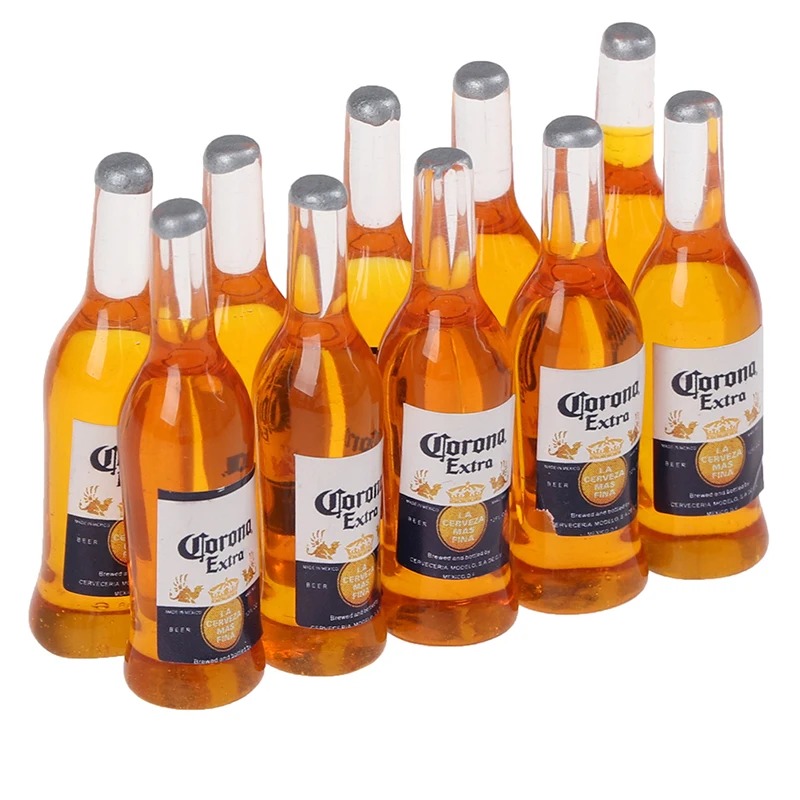 10Pcs 1:12 Scale Mini Resin Be - огляд і ціна Wine Y Beer